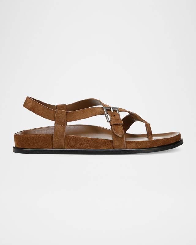 Franca Suede Strappy Sandals